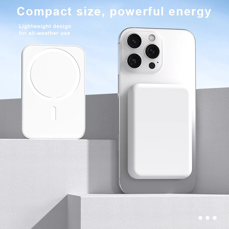 5000mAh Magnetic Power Bank – 15W Fast Charger for iPhone