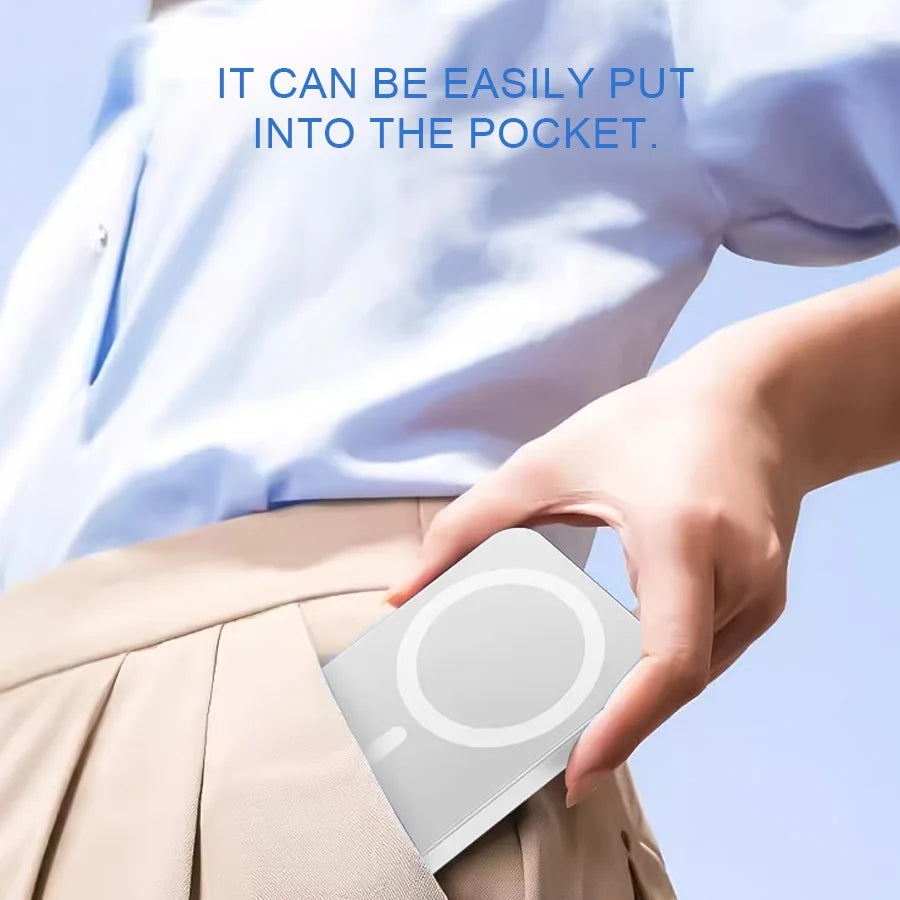 5000mAh Magnetic Power Bank – 15W Fast Charger for iPhone