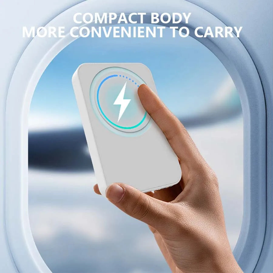 5000mAh Magnetic Power Bank – 15W Fast Charger for iPhone