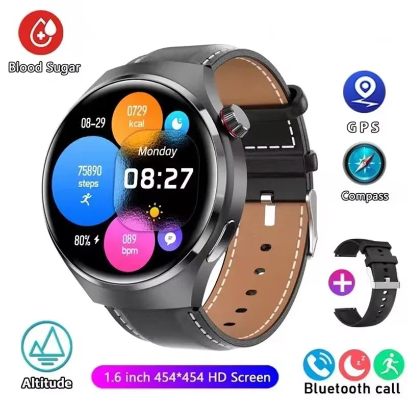 Galaxy S20–S27 & Note20 Smartwatch – Full Touch, Bluetooth Call & Heart Rate for Men & Women
