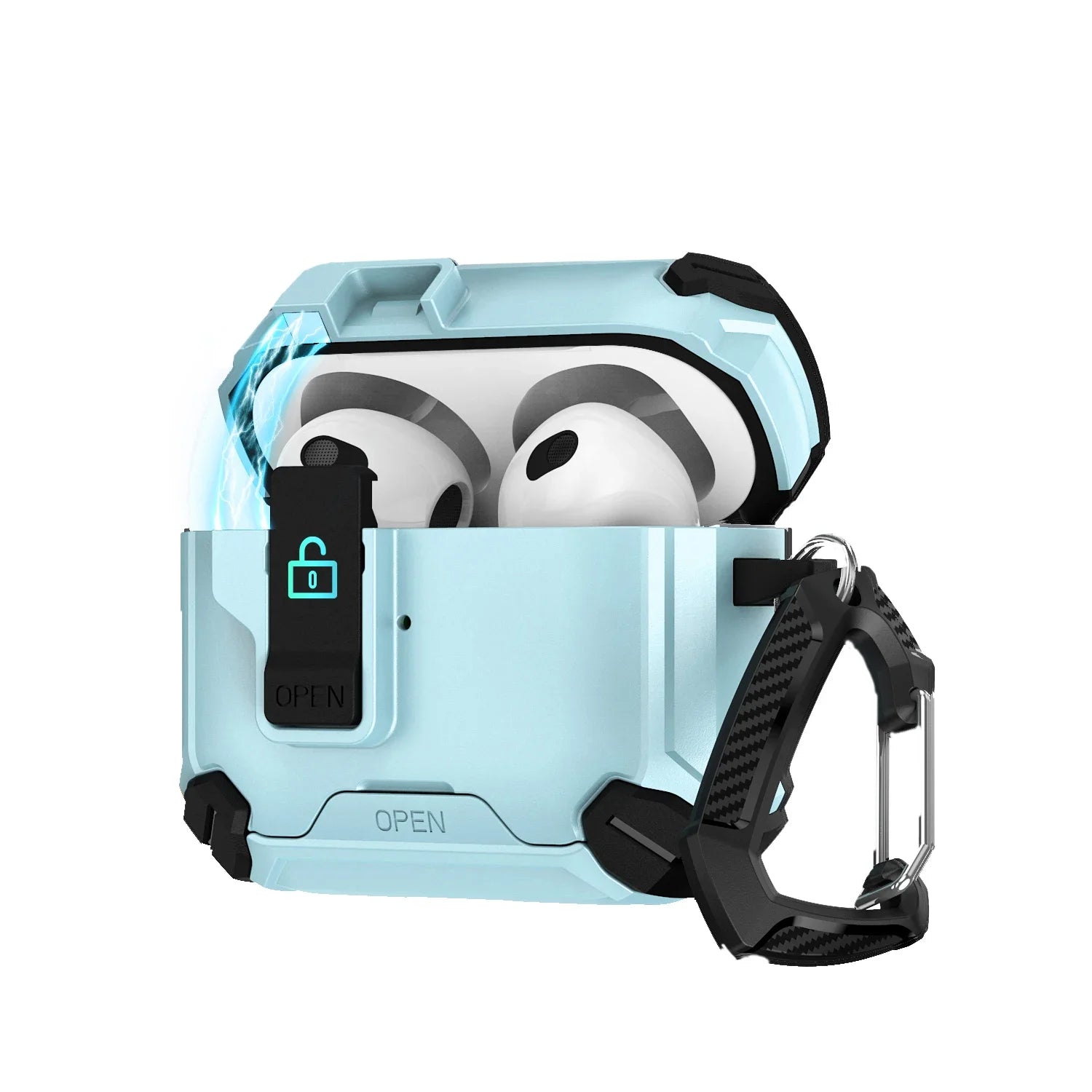 Magnetic AirPods Case with Stand – Anti-Fall & Stylish Design