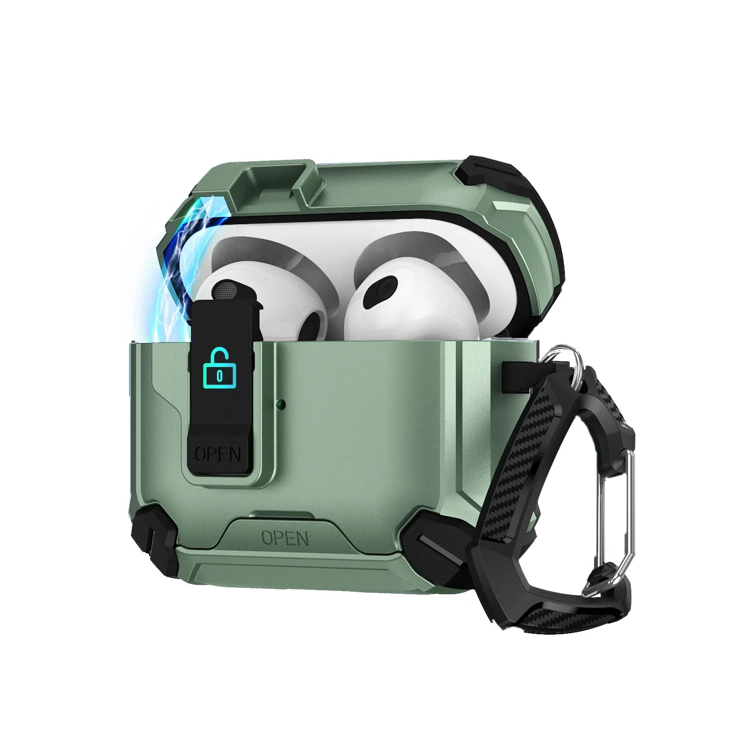 Magnetic AirPods Case with Stand – Anti-Fall & Stylish Design