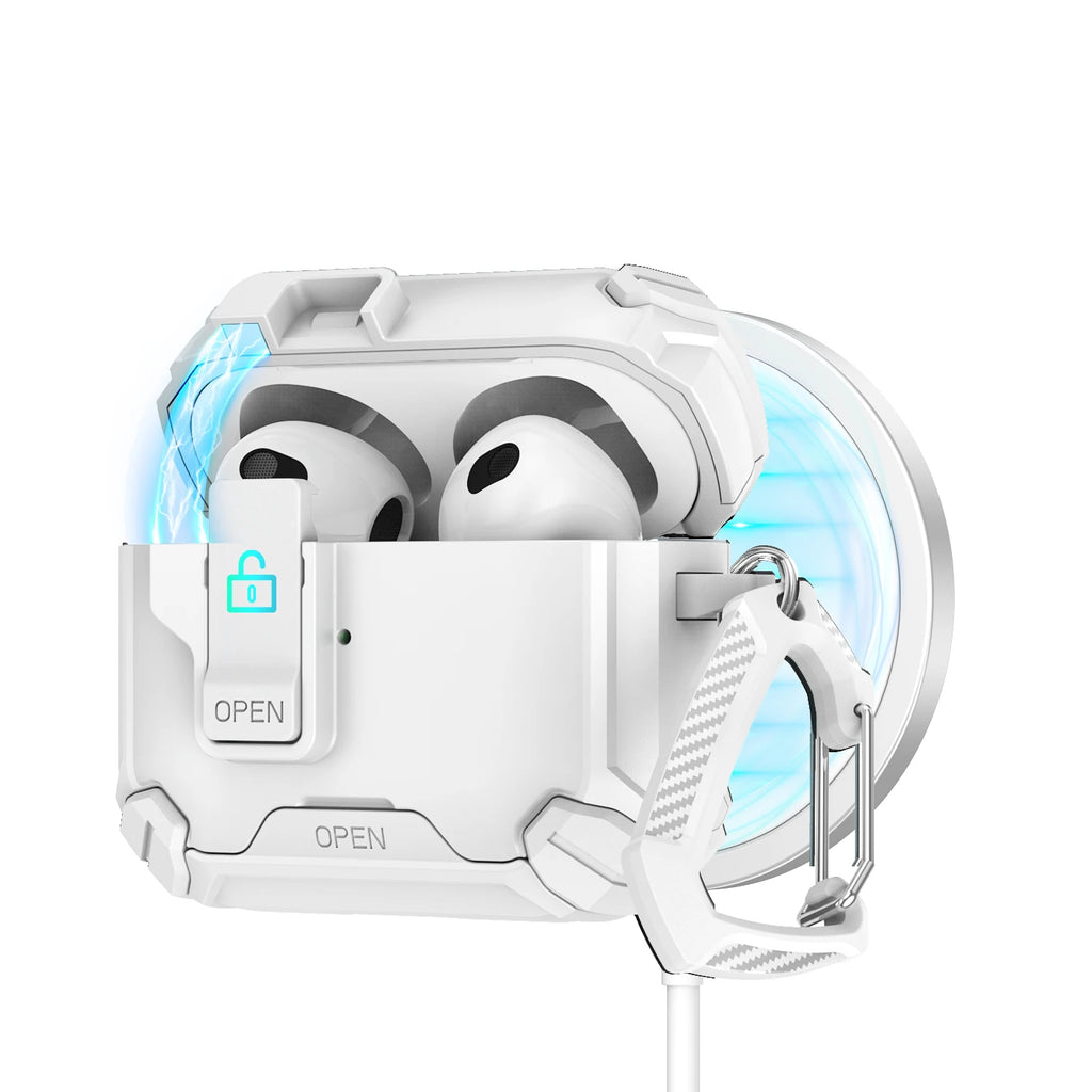 Magnetic AirPods Case with Stand – Anti-Fall & Stylish Design