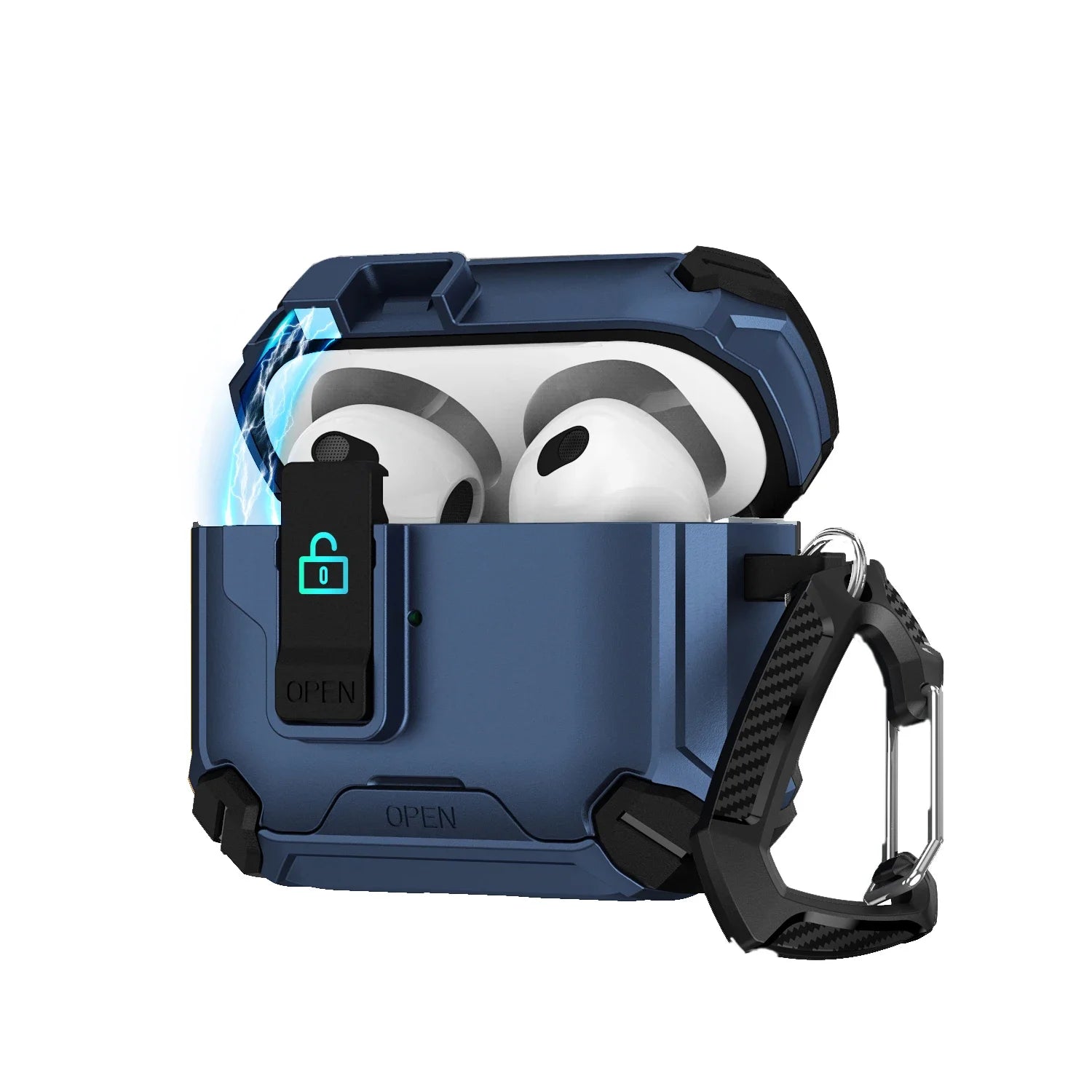 Magnetic AirPods Case with Stand – Anti-Fall & Stylish Design