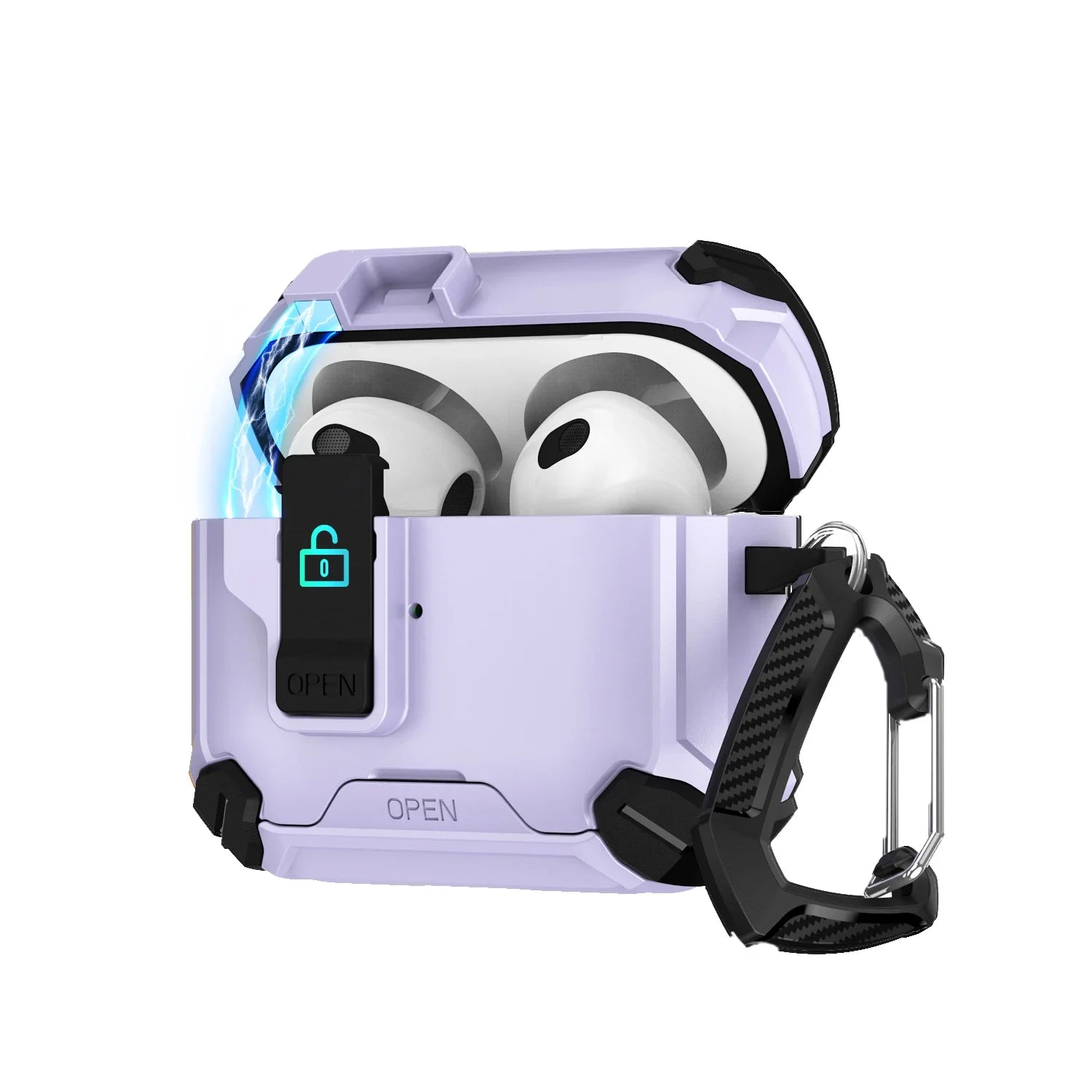 Magnetic AirPods Case with Stand – Anti-Fall & Stylish Design