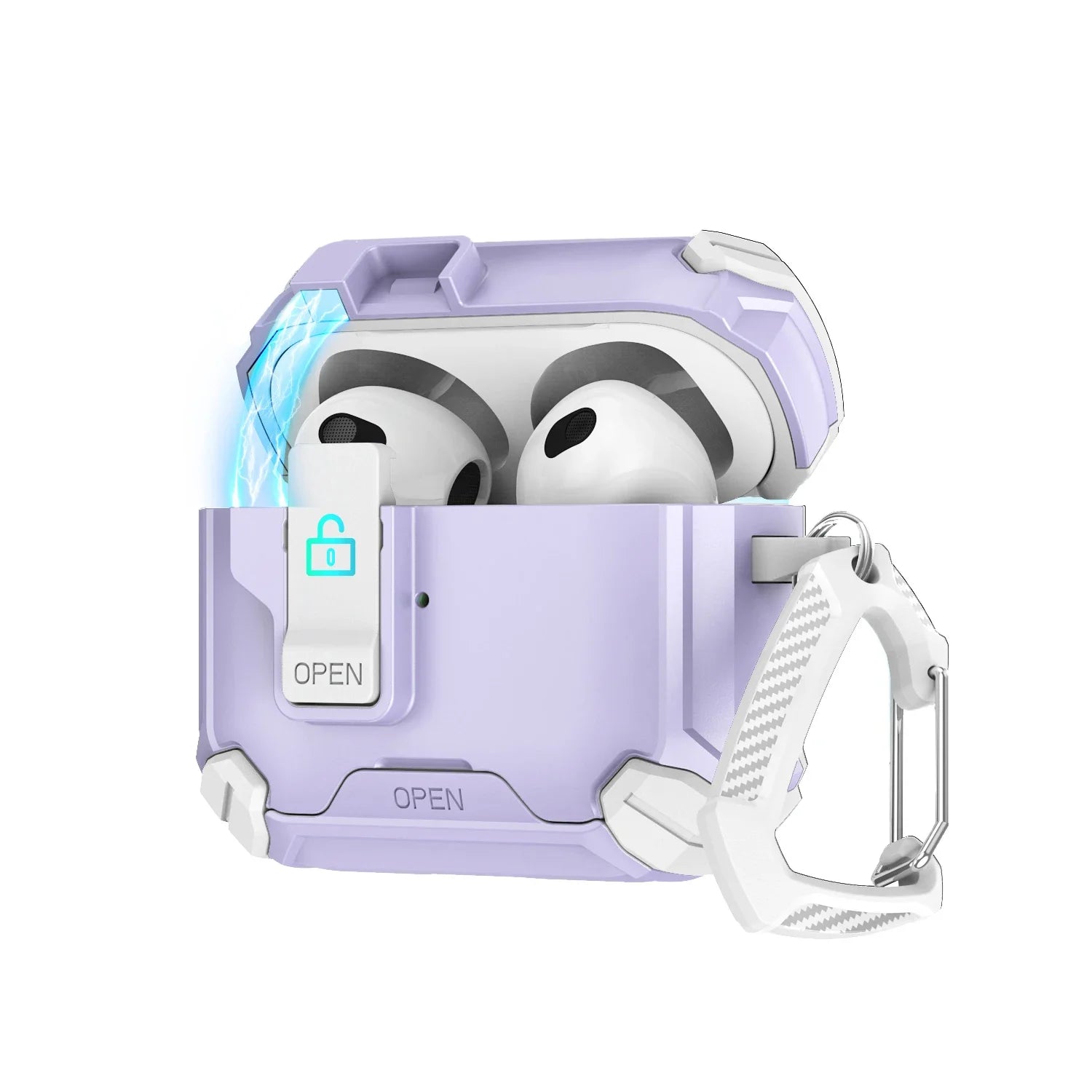 Magnetic AirPods Case with Stand – Anti-Fall & Stylish Design