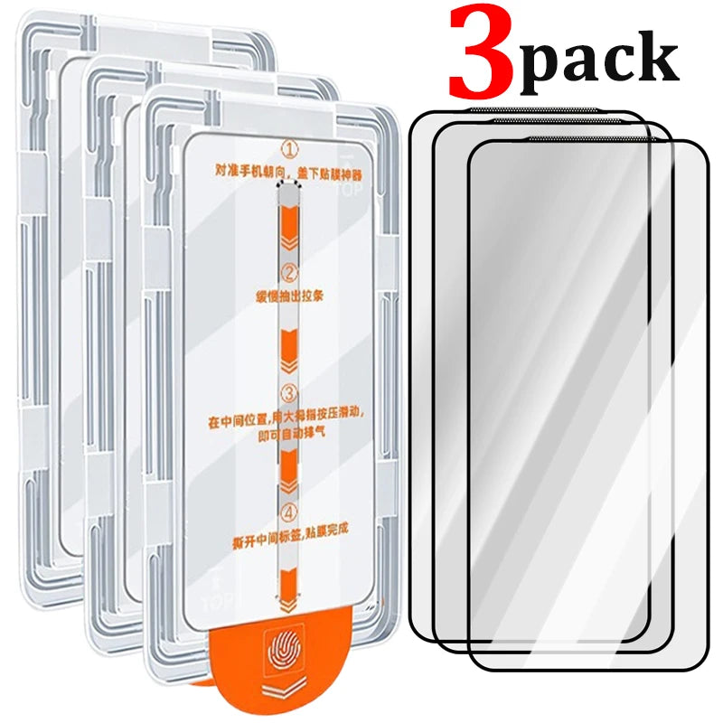 HD Tempered Glass for iPhone 16 & 17 Series – 9H Hardness