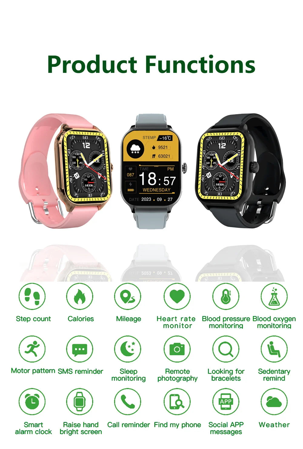 H9 & H6 Smartwatch – Bluetooth Calling, Heart Rate & Fitness Tracking for Android & iPhone