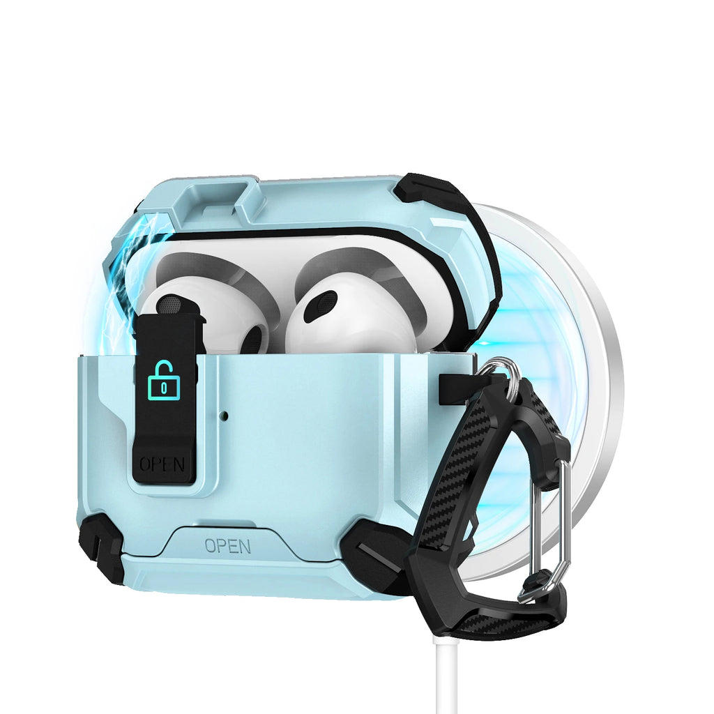 Magnetic AirPods Case with Stand – Anti-Fall & Stylish Design