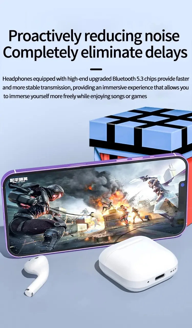 Air Pro 4 True Wireless Earbuds – Bluetooth 5.3, HiFi Sound