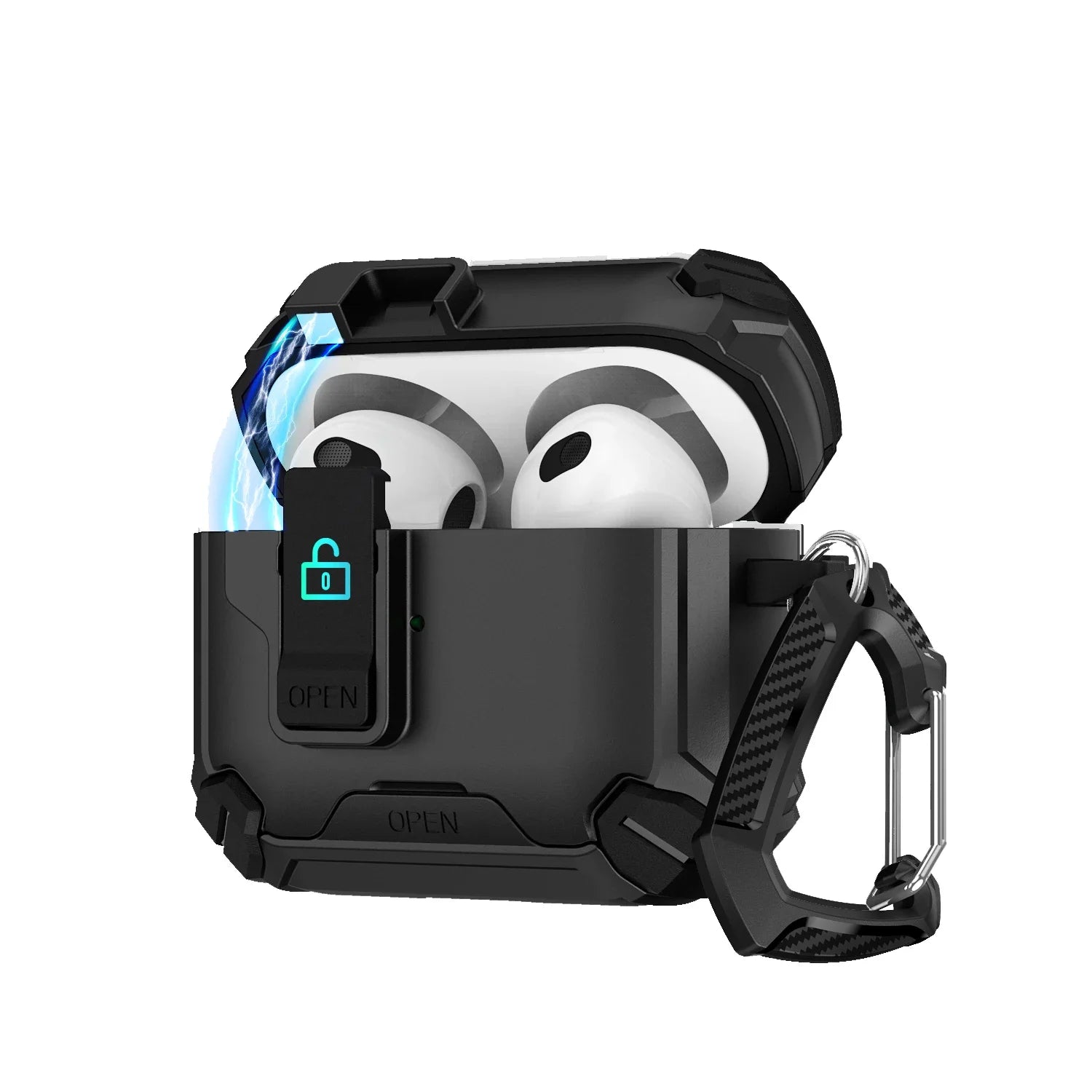 Magnetic AirPods Case with Stand – Anti-Fall & Stylish Design