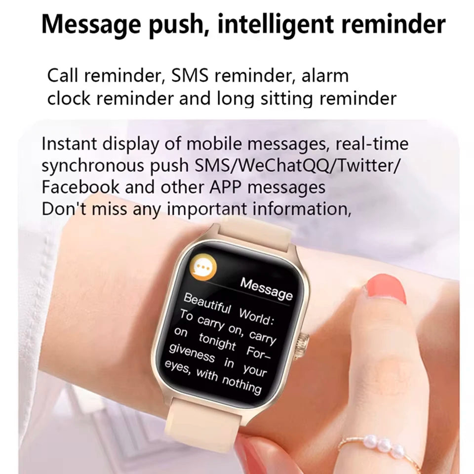 H9 & H6 Smartwatch – Bluetooth Calling, Heart Rate & Fitness Tracking for Android & iPhone