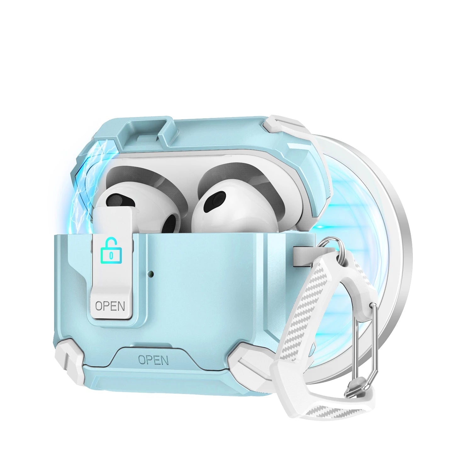 Magnetic AirPods Case with Stand – Anti-Fall & Stylish Design