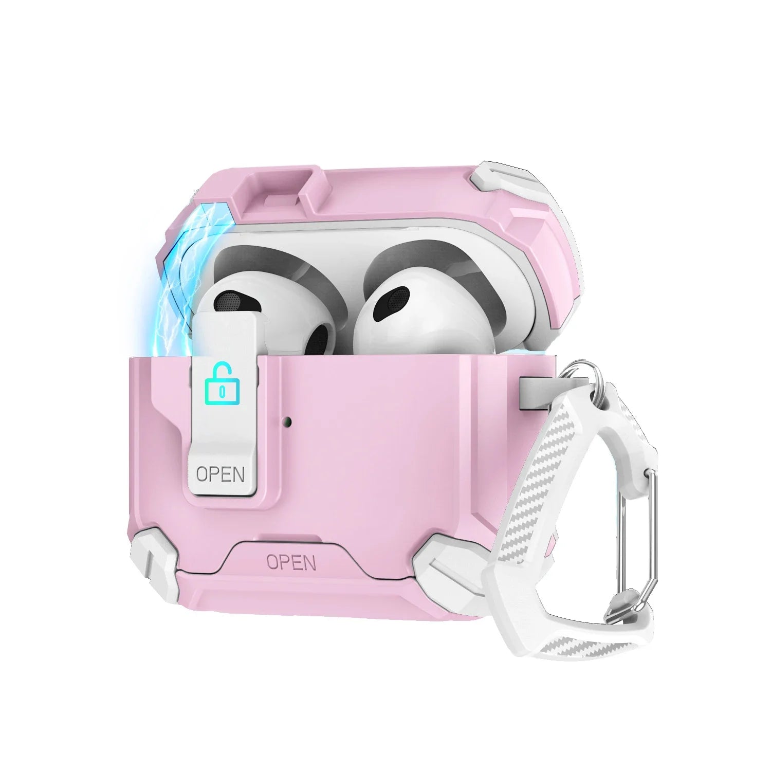 Magnetic AirPods Case with Stand – Anti-Fall & Stylish Design