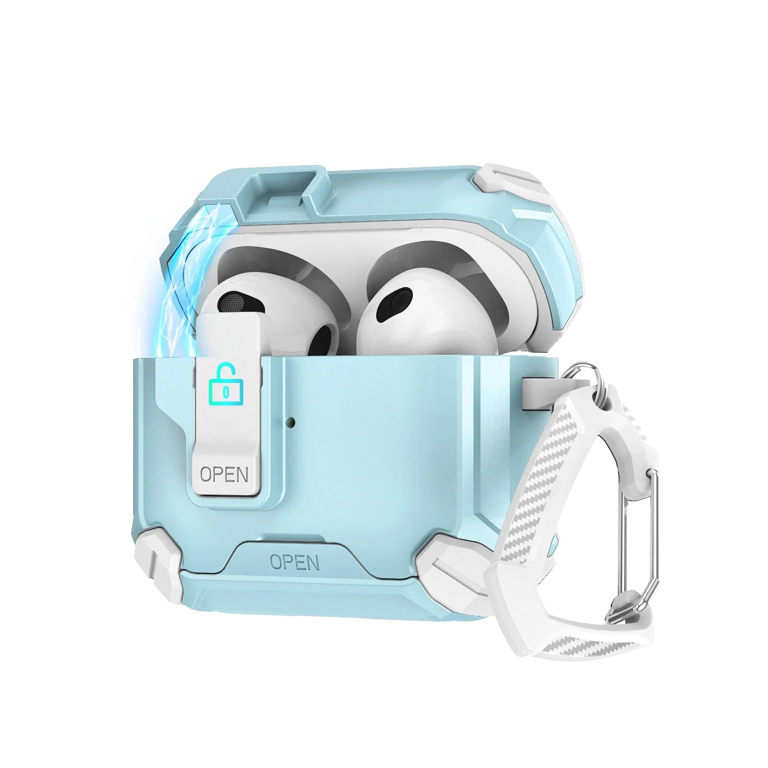 Magnetic AirPods Case with Stand – Anti-Fall & Stylish Design