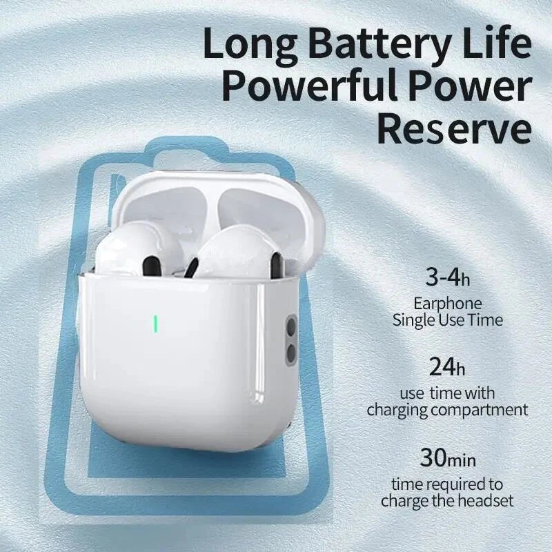 Air Pro 4 True Wireless Earbuds – Bluetooth 5.3, HiFi Sound