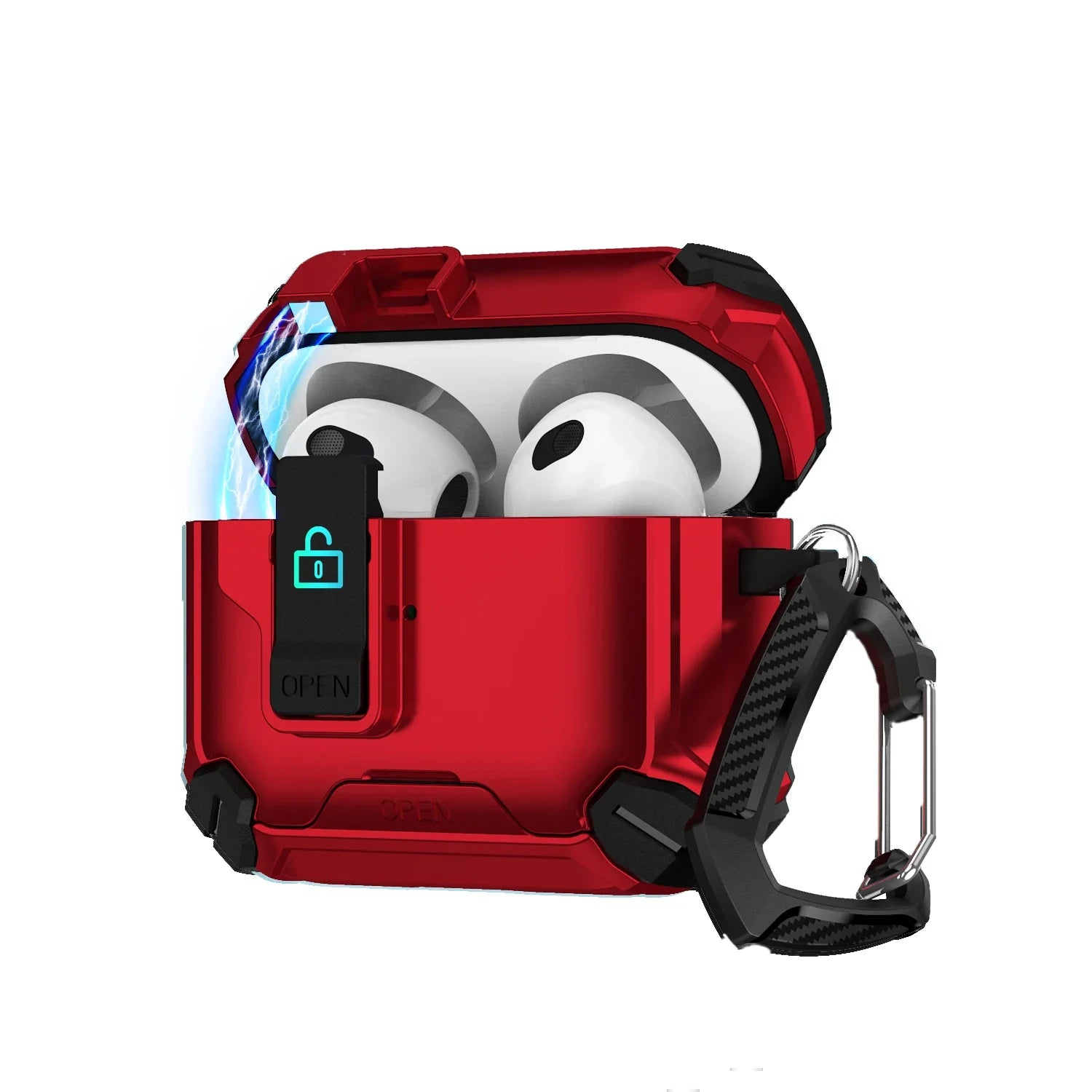 Magnetic AirPods Case with Stand – Anti-Fall & Stylish Design