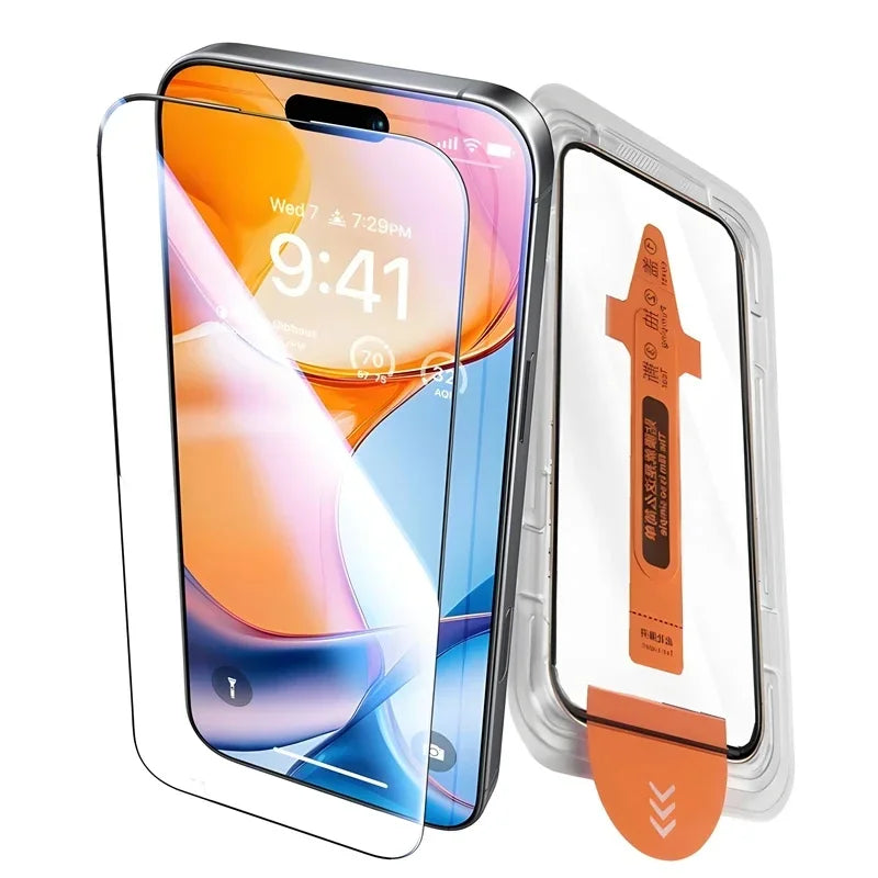 HD Tempered Glass for iPhone 16 & 17 Series – 9H Hardness