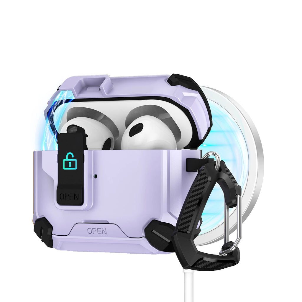 Magnetic AirPods Case with Stand – Anti-Fall & Stylish Design