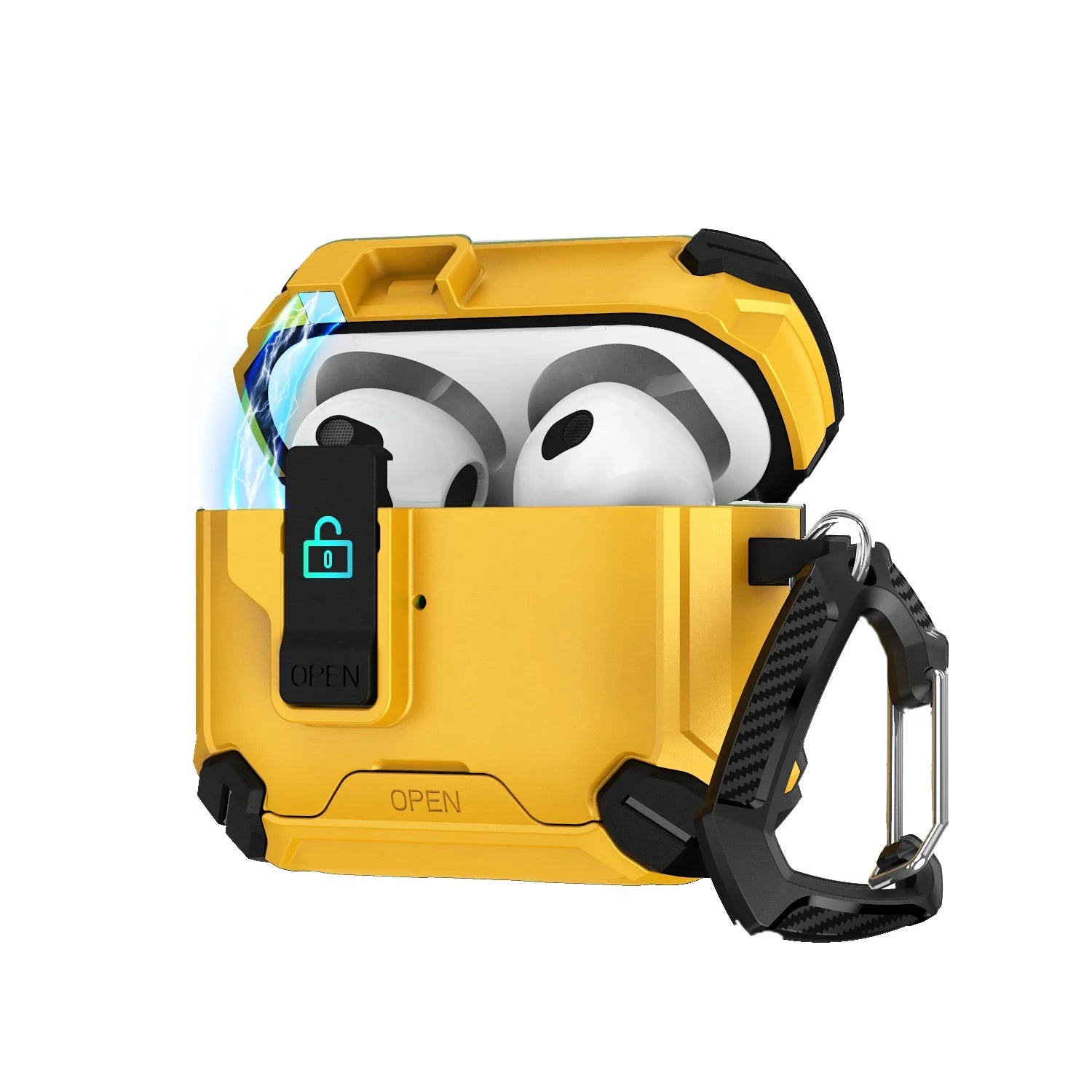 Magnetic AirPods Case with Stand – Anti-Fall & Stylish Design