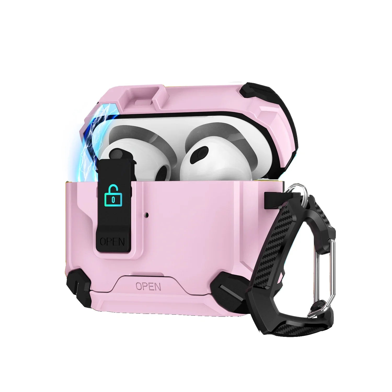 Magnetic AirPods Case with Stand – Anti-Fall & Stylish Design